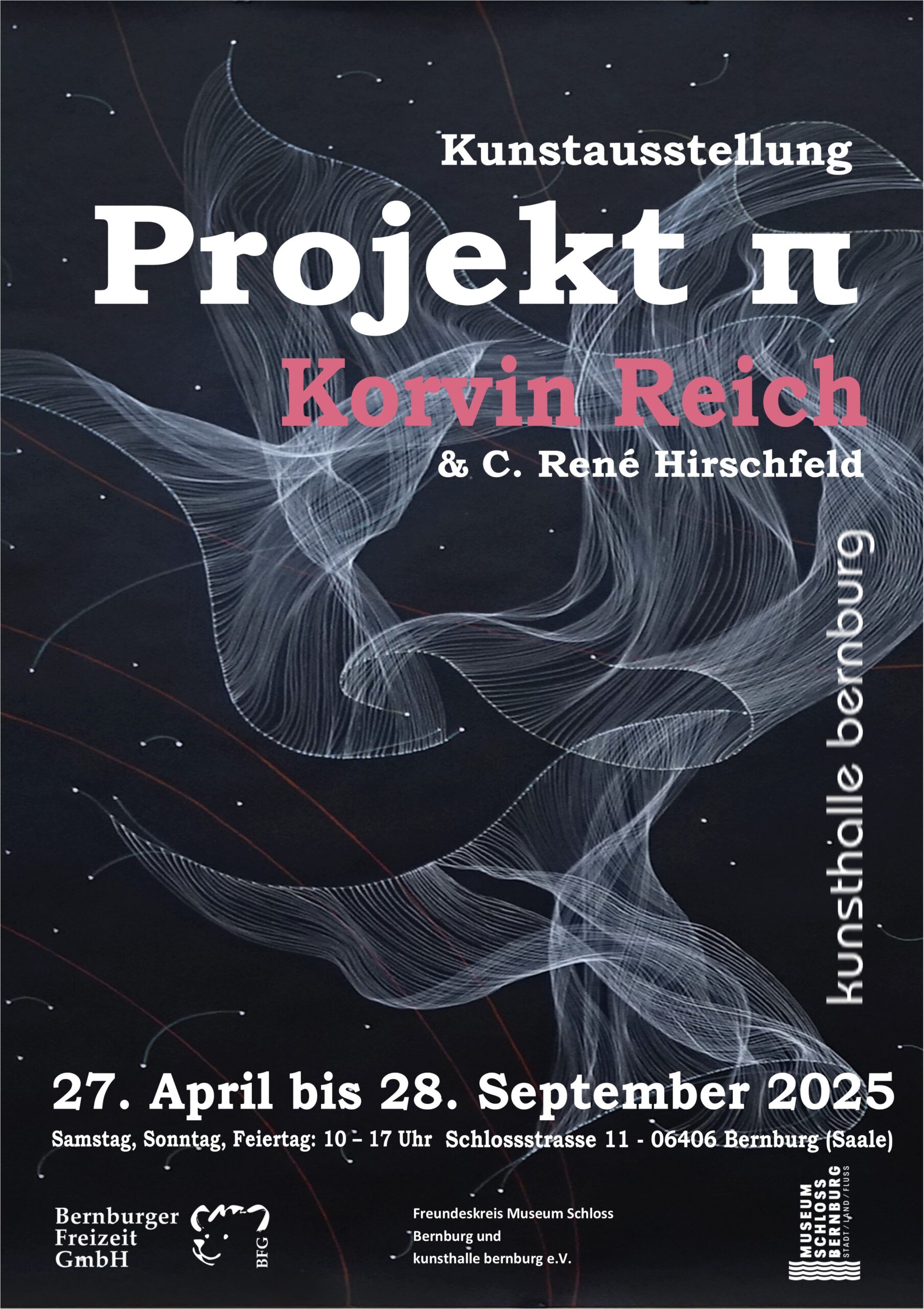 Poster mit C Hirschfeld -neu- Museum Schloss Bernburg