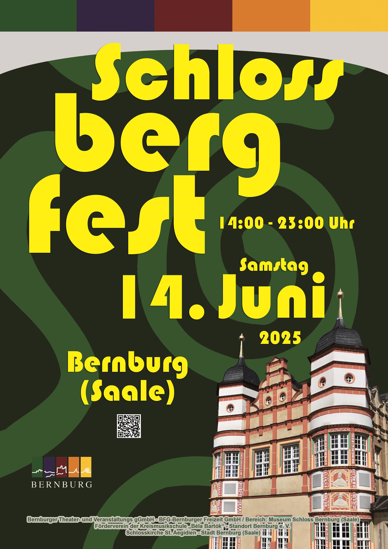 Schlossbergfest_Poster_2025_final Museum Schloss Bernburg Luftbild